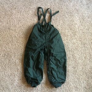 Girls | Gorgeous Emerald Green Ski/Snow Suit Overalls; Size 5